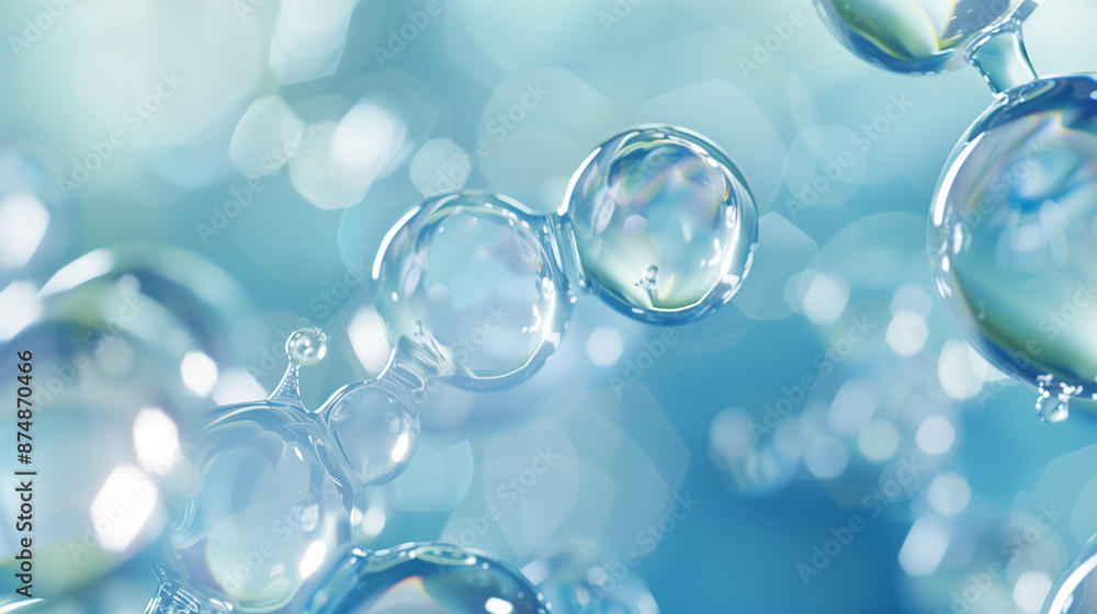 medical, abstract geometric glass shapes, modern technologies medical, abstract geometric glass shapes, modern technologies