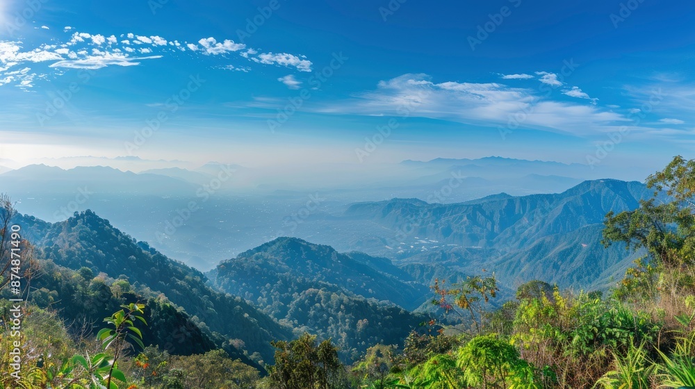 Obraz premium A Stunning Viewpoint Of Doi Ang Khang In Chiang Mai, Thailand