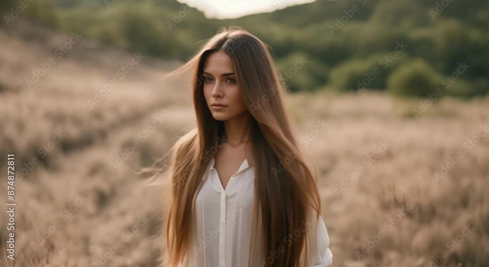 portrait of a girl long straight hair portrait of a girl long straight hair