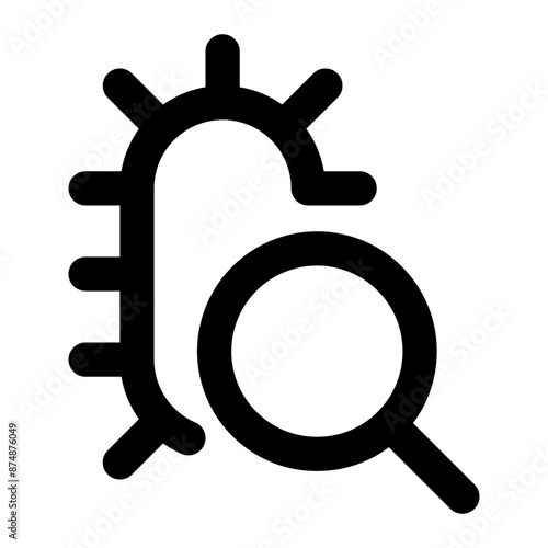 Virus research icon