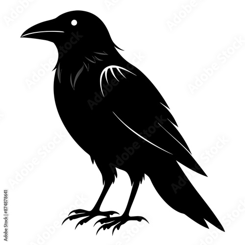 Crow Illustration Vector Art