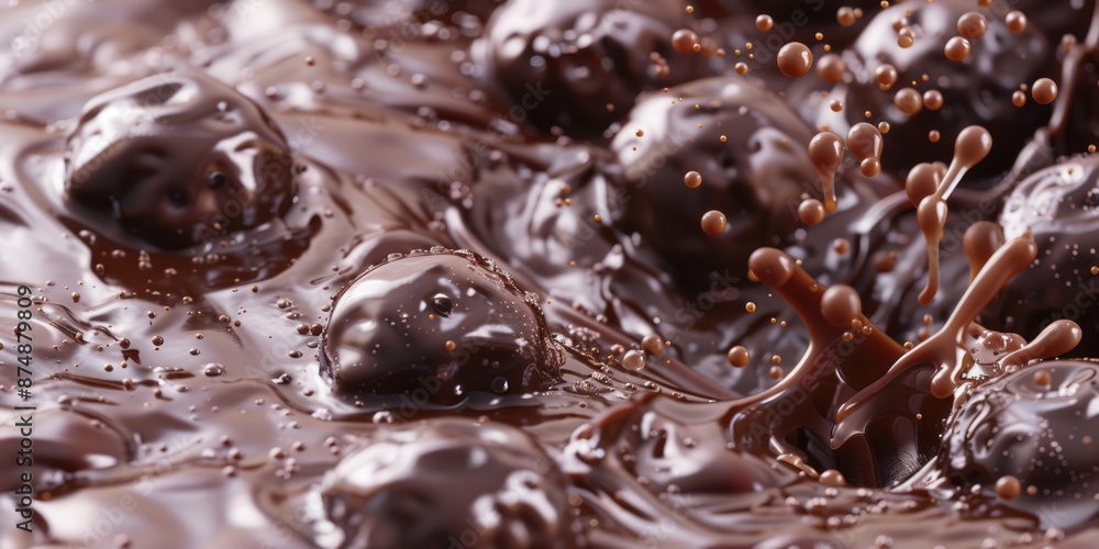 Close-up of chocolate cake Close-up of chocolate cake