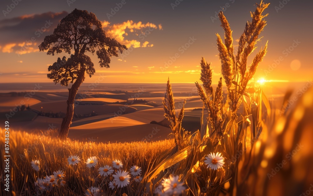 Fototapeta premium close up of flower