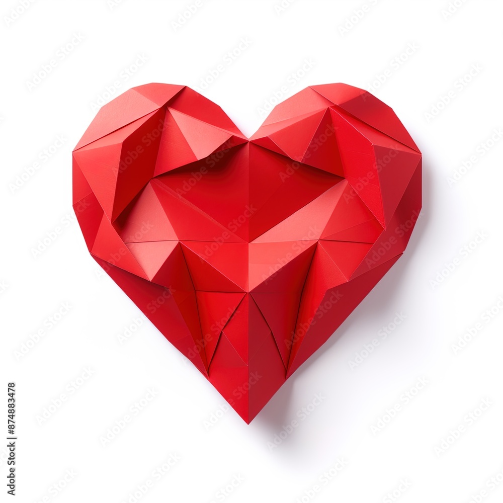 red heart isolated on white red heart isolated on white