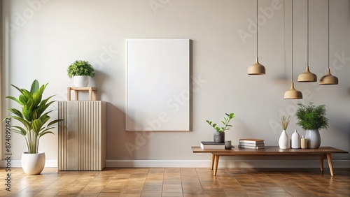 Minimalistic blank canvas art decoration for modern home interiors, blank, wall art, decoration, canvas, minimalist, modern