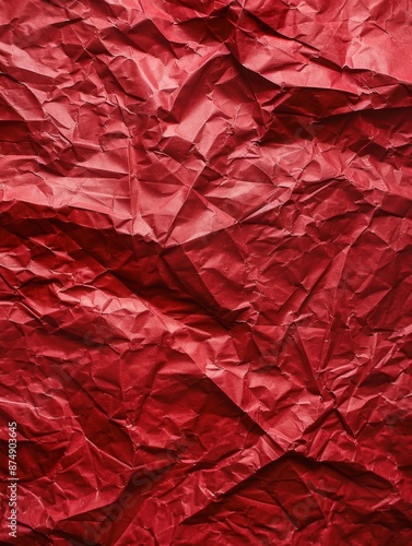 Wallpaper Mural a red crumpled paper texture background Torontodigital.ca