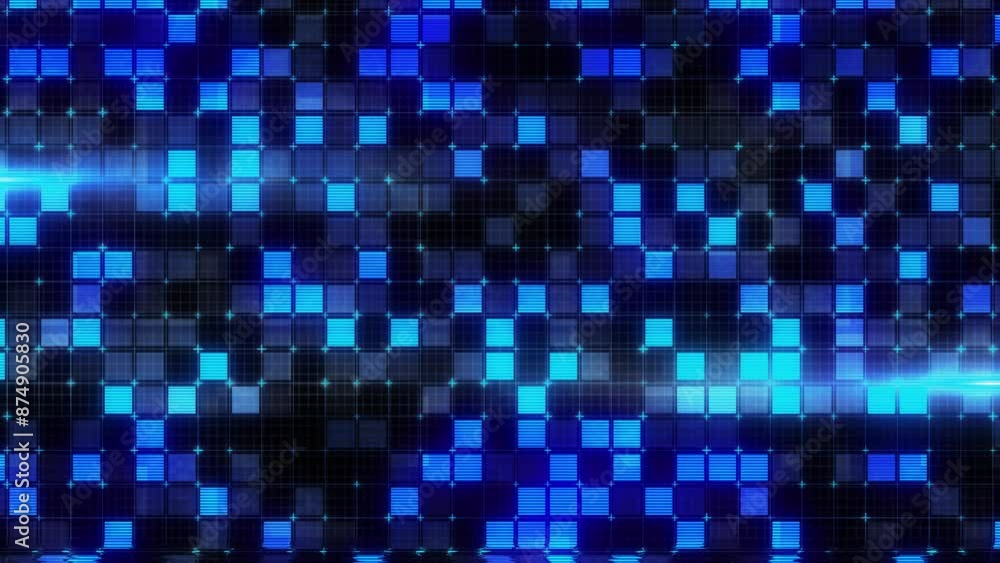 Abstract Digital Pixel Circles of Particles with Noise. Futuristic Circular Sound Wave. Virtual Cyber Space Data Flow Big Data Visualization. VR Cyberspace. high tech big data, metaverse Concept.