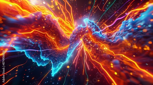 Wallpaper Mural Abstract Animal and Space backgrounds  and smoky abstract. Torontodigital.ca