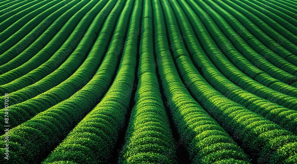 Fototapeta premium green tea leaves