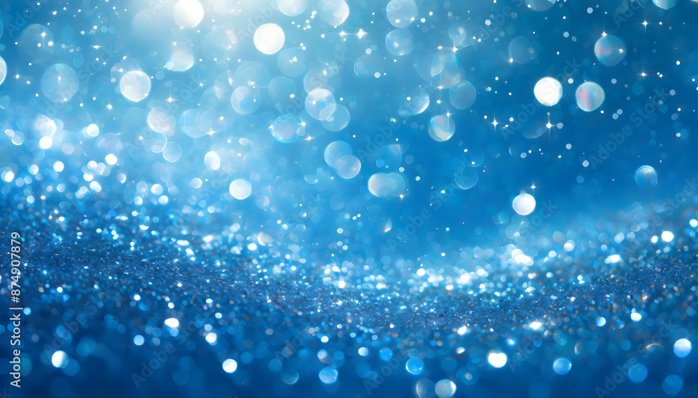 bright glitter blue background. Generative AI. bright glitter blue background. Generative AI.