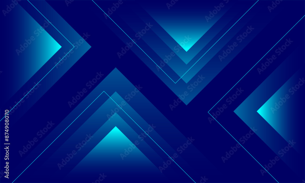 Obraz premium abstrack triangles background, blue gradient color