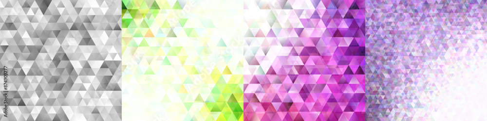 Abstract triangle polygon backgrounds with opacity Abstract triangle polygon backgrounds with opacity