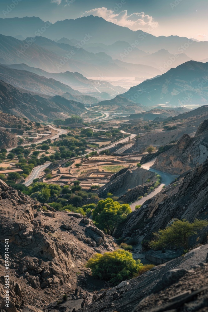 Mountain Valley Landscape Mountain Valley Landscape