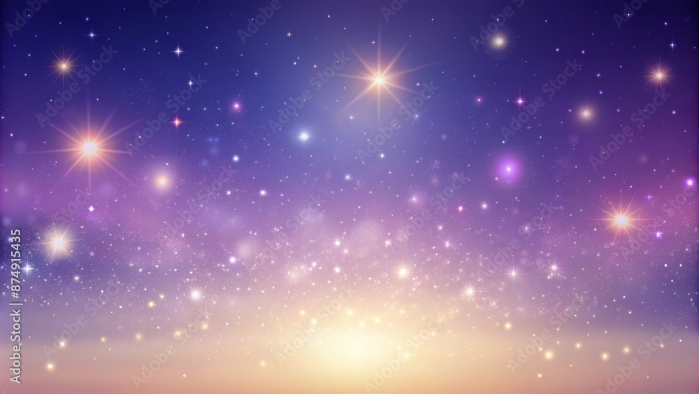 Soothing, ethereal, and minimalist background featuring a gentle lavender hue gradient with a subtle glow effect and starry night sky. Soothing, ethereal, and minimalist background featuring a gentle lavender hue gradient with a subtle glow effect and starry night sky.