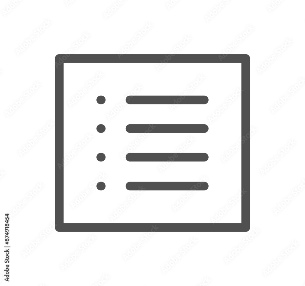 Interface icon outline and linear vector.
Interface icon outline and linear vector.