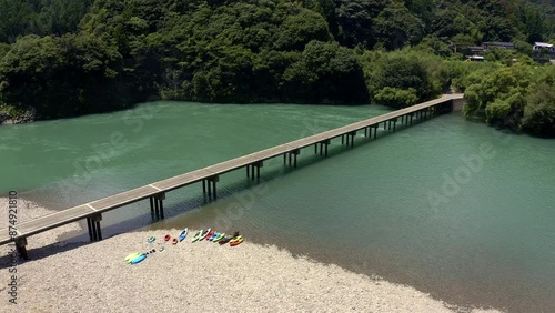 勝間沈下橋（高知県四万十川）