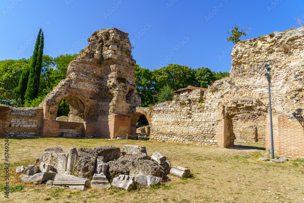 Ruins of the Roman Baths, in Varna
