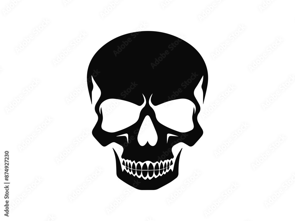 silhouette of a Skull silhouette of a Skull