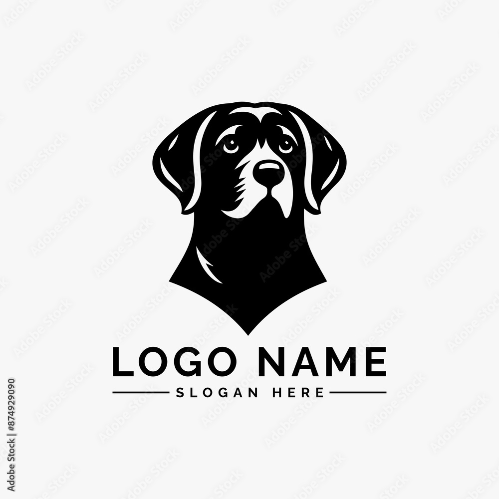 labrador retriever dog vector logo labrador retriever dog vector logo