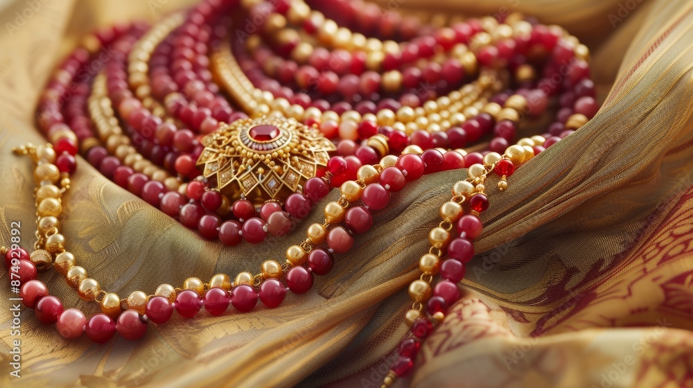 Close-up Photography of Necklace Set Close-up Photography of Necklace Set