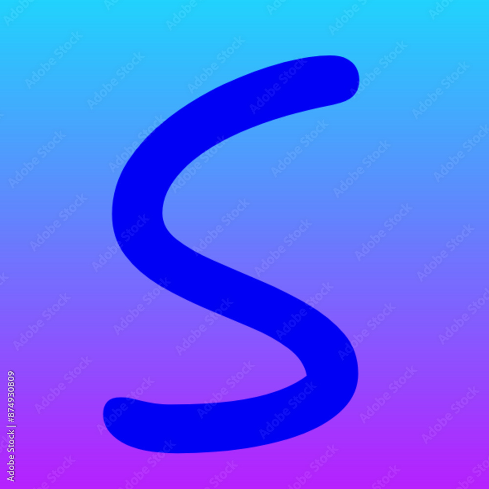 Alphabet for preschool children - letter S Alphabet for preschool children - letter S