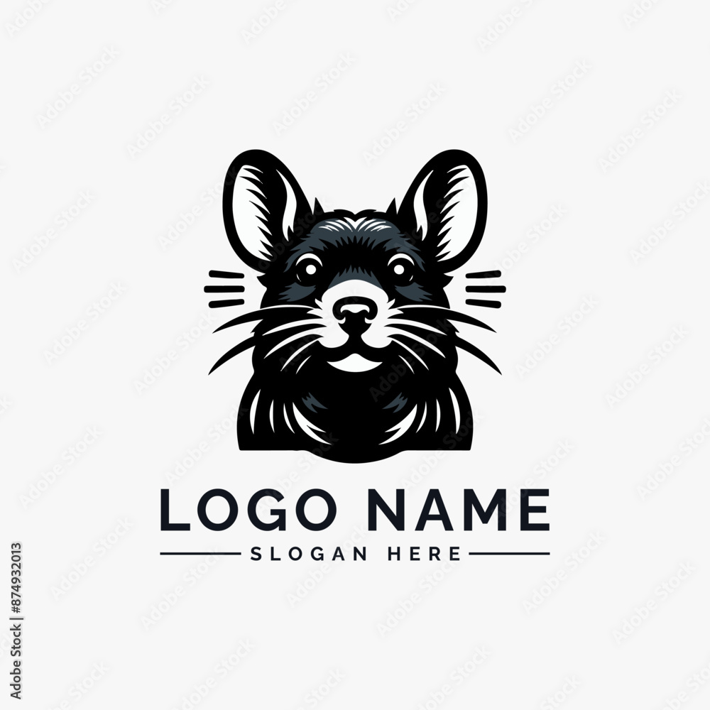 Fototapeta premium rat vector logo design