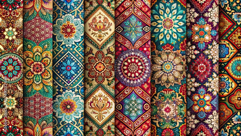 Stunning textile patterns in various colors and designs suitable for enhancing your projects, textile, patterns, elegant Stunning textile patterns in various colors and designs suitable for enhancing your projects, textile, patterns, elegant