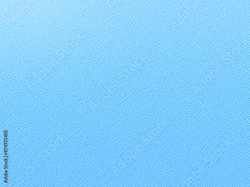 Bright light blue turing pattern on blue background. Organic looking patterns. Abstract high resolution full frame vibrant background with copy space.