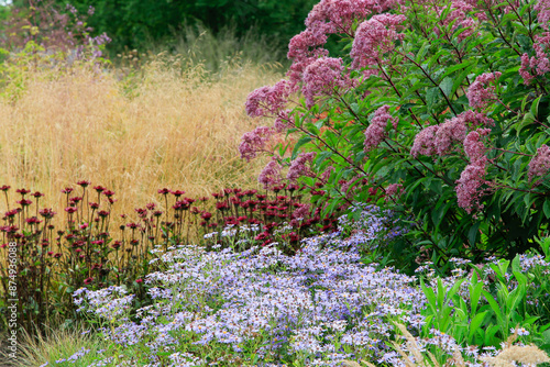 Buntes Staudenbeet