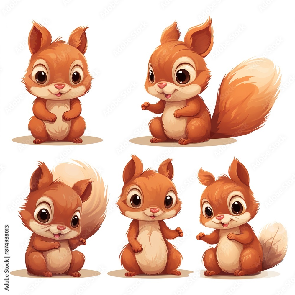 Fototapeta premium set of animals