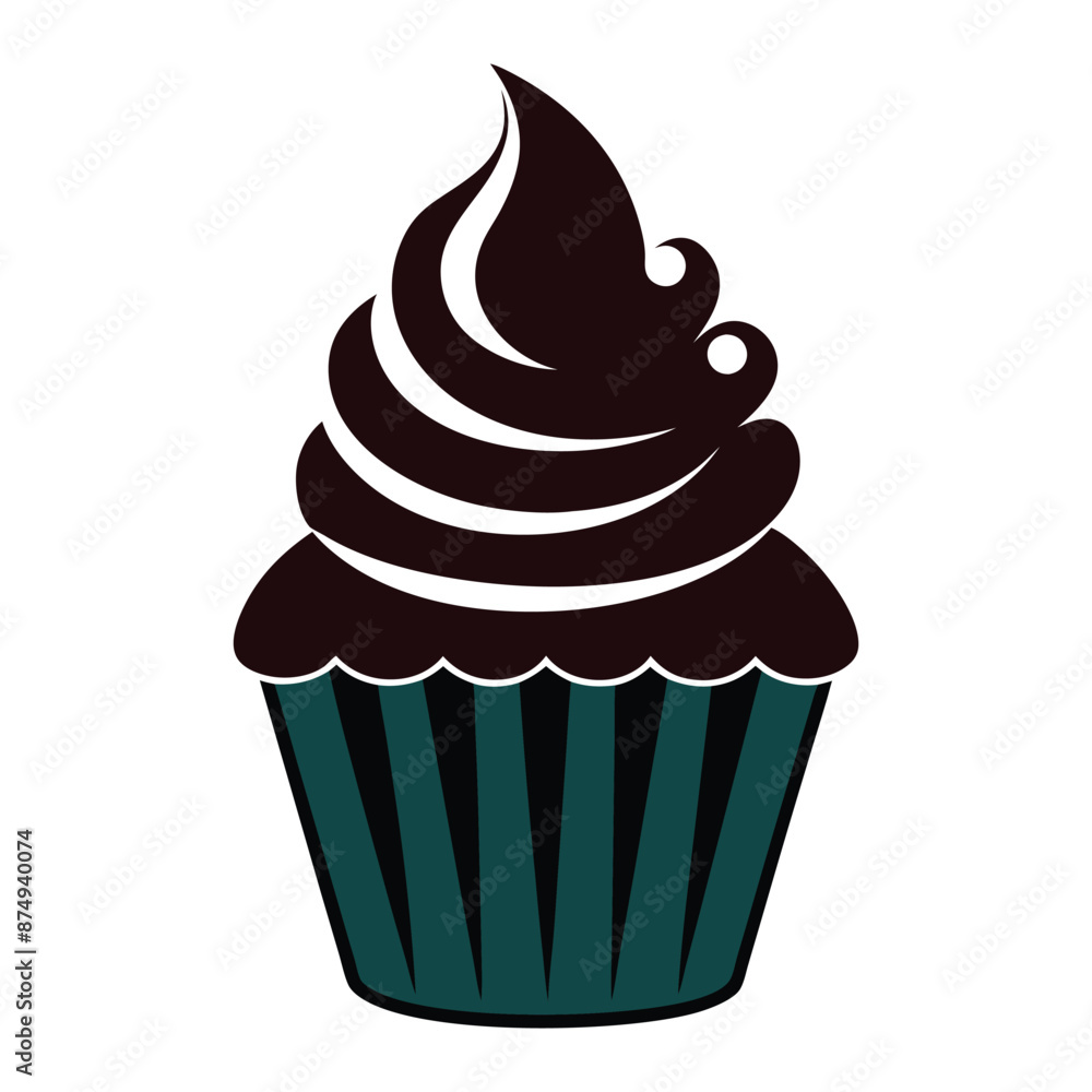 Chocolate cake vector illustration Chocolate cake vector illustration