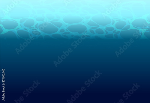 海の底kらみた海面のイラスト素材