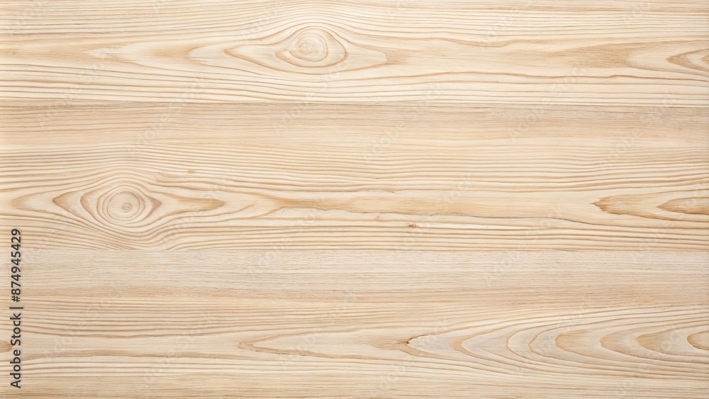 Fototapeta premium Light beige natural wood texture with abstract pattern for backdrop, wood, texture, natural, top view, beige, abstract