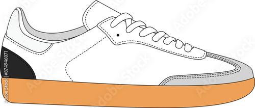 neakers vector illustration