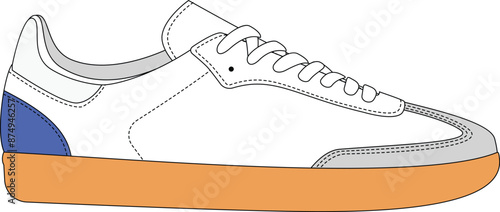 neakers vector illustration
