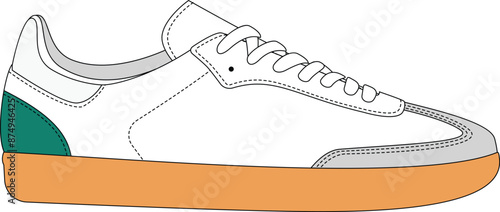 neakers vector illustration