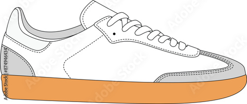 neakers vector illustration
