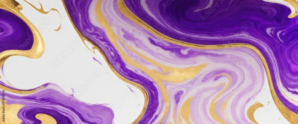 Purple waves swirls gold painted abstract marble ink painted painting texture luxury background Purple waves swirls gold painted abstract marble ink painted painting texture luxury background