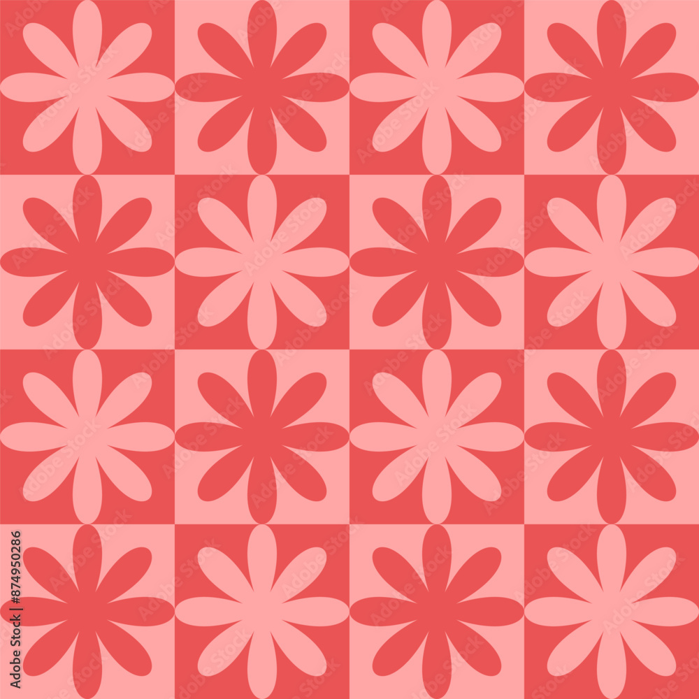 Vector seamless pattern with retro style elements. Cute design for textile, wallpaper, wrapping paper, stationery. Vector seamless pattern with retro style elements. Cute design for textile, wallpaper, wrapping paper, stationery.