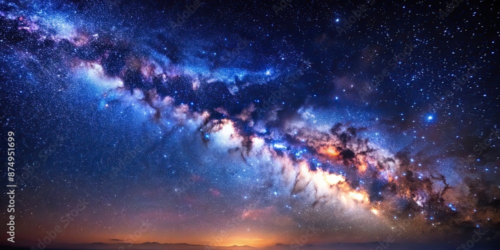 Sky background with millions of twinkling stars forming the Milky Way galaxy, sky, background, stars, night, Milky Way Sky background with millions of twinkling stars forming the Milky Way galaxy, sky, background, stars, night, Milky Way