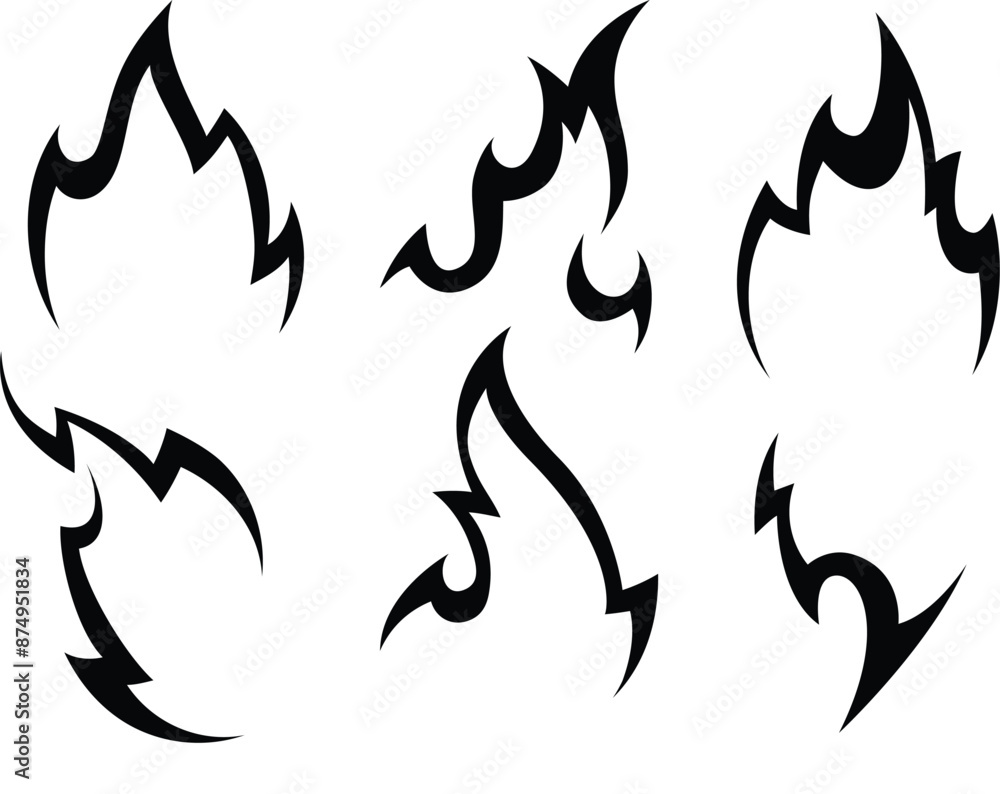 Fire icon. Symbol or emblem. Vector illustration Fire icon. Symbol or emblem. Vector illustration