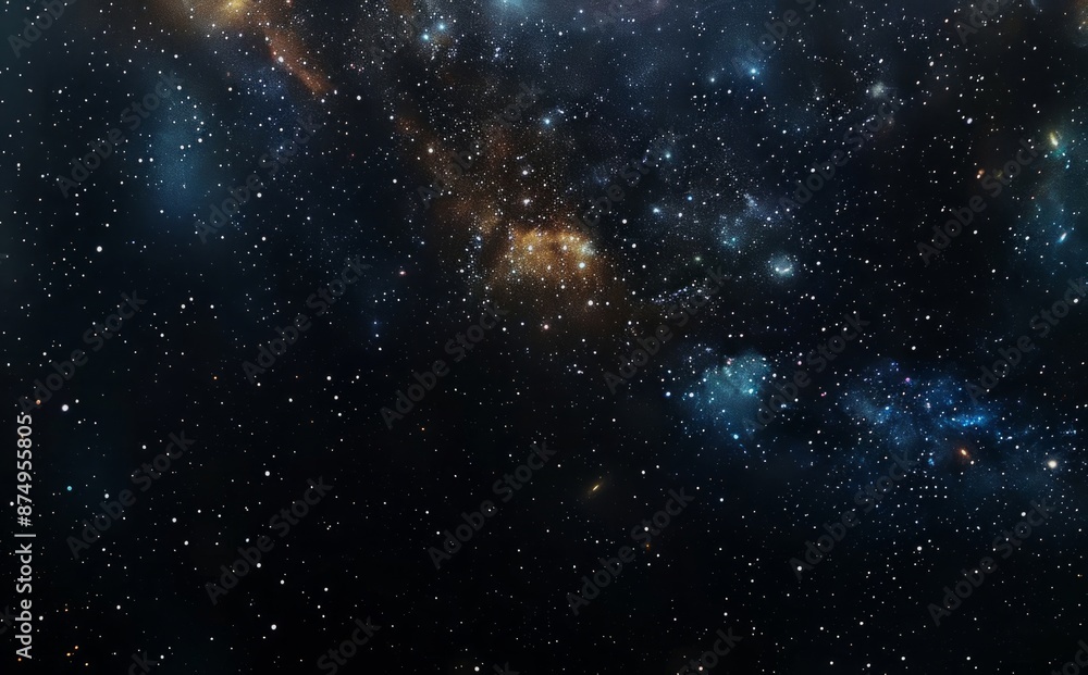 Cosmic Nebula and Stars Cosmic Nebula and Stars