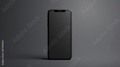 Sleek and Realistic New iPhone Mockup Set with Customiza photo