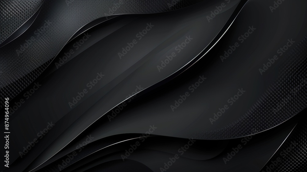 Fototapeta premium Dark Abstract Modern Metallic Technology Banner Header