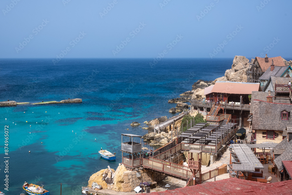 Naklejka premium city old town