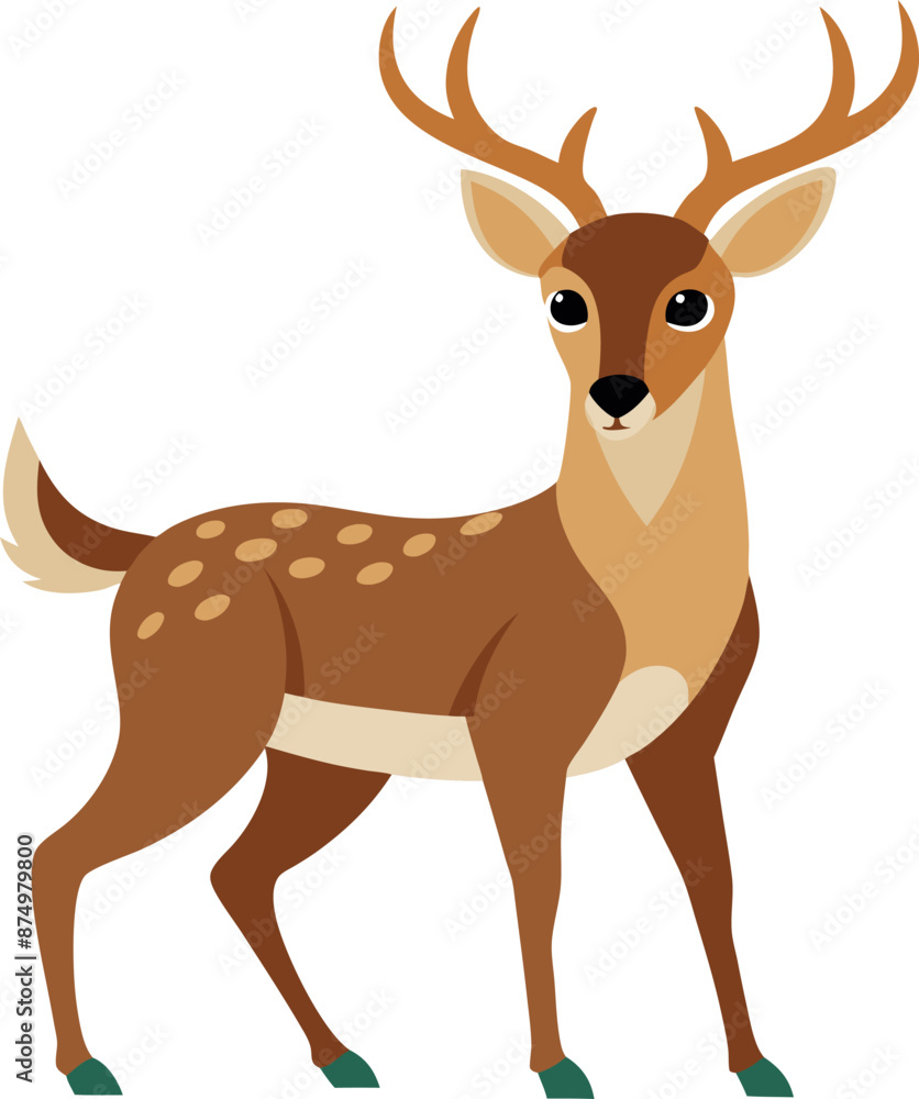 deer sricker vector deer sricker vector