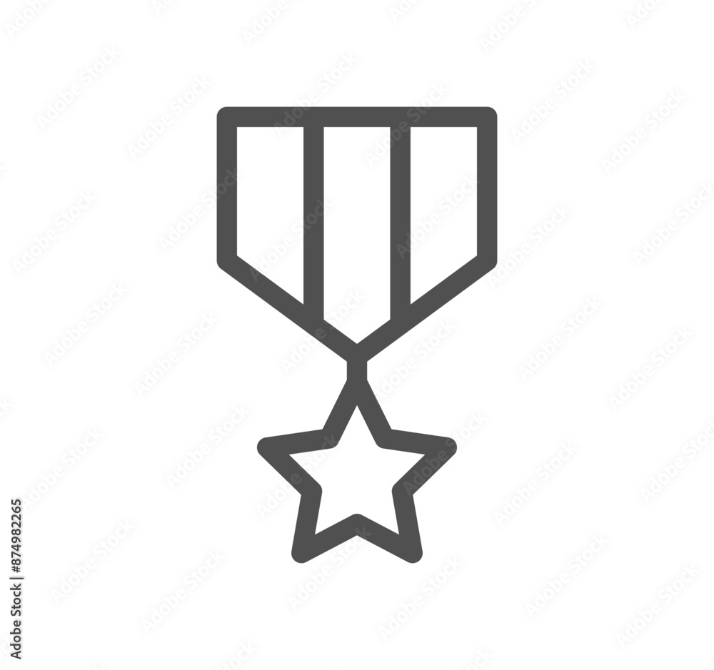 Star icon outline and linear vector.
Star icon outline and linear vector.