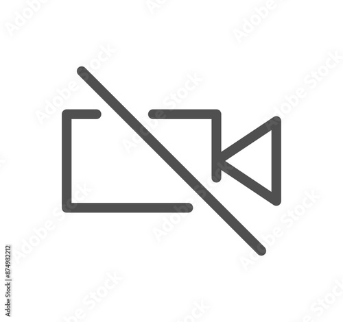Business people icon outline and linear vector.	
