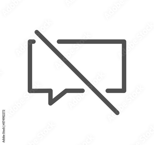 Business people icon outline and linear vector.	
