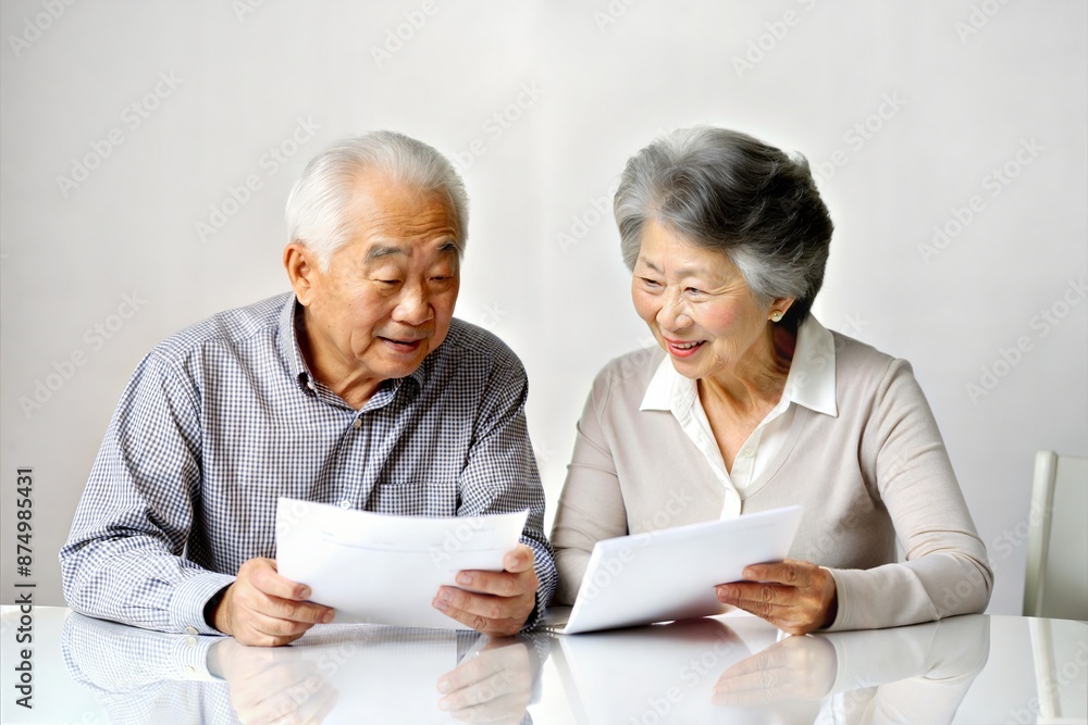 Senior Asian Couple Reviewing Financial Documents
Senior Asian Couple Reviewing Financial Documents